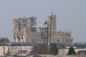 Laon Cathedral, from the south-west