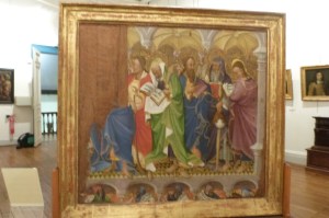 Fifteenth-century altarpiece from Laon Cathedral in the museum