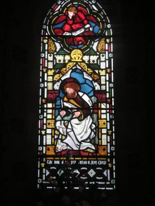 William Morris as St. Matthew, Christ Church Southgate, 1862