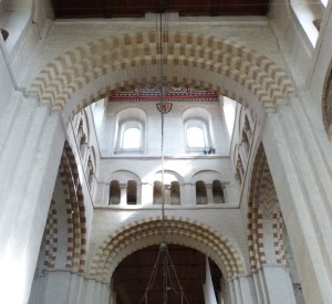 St Alban's Abbey, 1080s. Early Norman - big, plain, and a little big dodgy