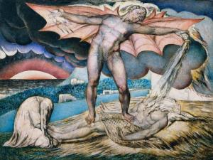 William Blake - Satan Smiting Job with Sore Boils c.1826. Tate Britain