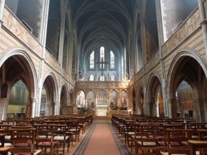 About as far as too many people go. St Augustine, Kilburn.