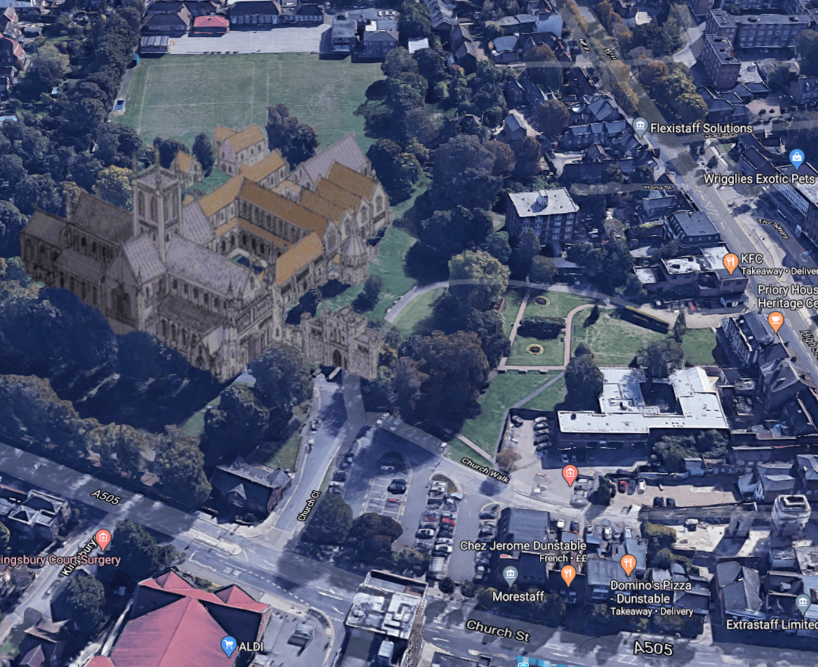 dunstable reconstruction overlay