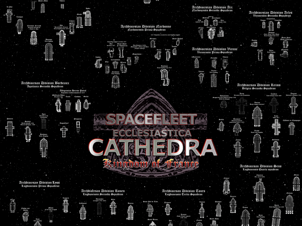 Spacefleet Ecclesiastica: Cathedrals of France